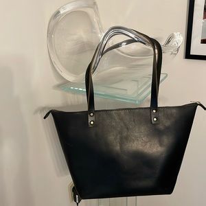 Portland leather shoulder bag